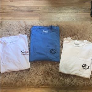 3 Worldwide sportsman long sleeve tees